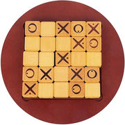 Wooden Tic Tac Toe Game – Classic Fun for Kids, Friends & Coffee Table Play! 🧩👨‍👩‍👧‍👦