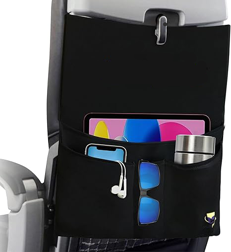 Airplane Pockets – Seat Back Organizer & Tray Table Cover