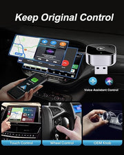 🚗 2025 Upgraded Mini Wireless CarPlay & Android Auto Adapter – Go Wireless in Seconds! 📱✨