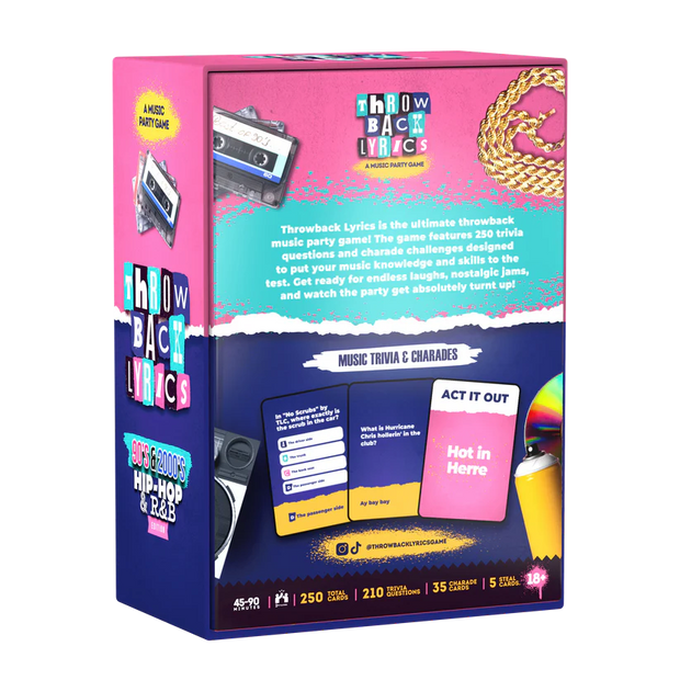 Finish The Lyrics – 90s & 2000s Hip-Hop & R&B Game Set