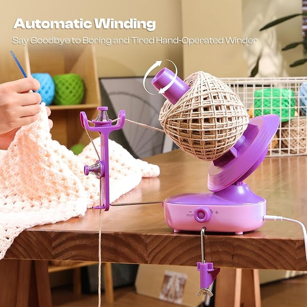 Electric Yarn Ball Winder – 10oz Large Capacity