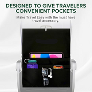 Airplane Pockets – Seat Back Organizer & Tray Table Cover