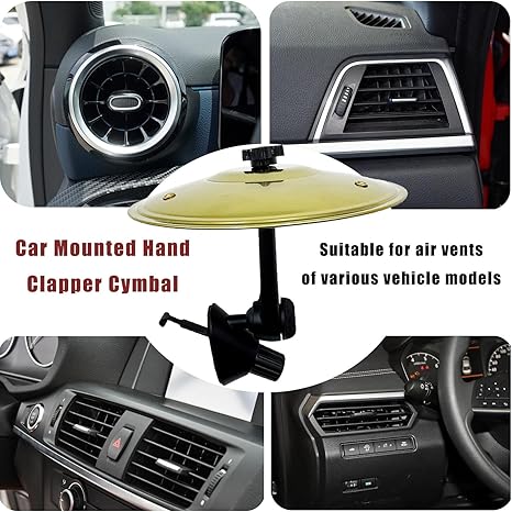 Car Cymbal – Mini Crash Cymbal for Car Air Vent