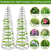 🌿 Metal Plant Support Cage – Stretchable & Sturdy Growth Aid for Vines