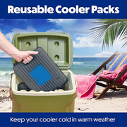❄️ Cooler Shock Ice Packs – Reusable Cooling Power That Beats Ice! 🧊🧺