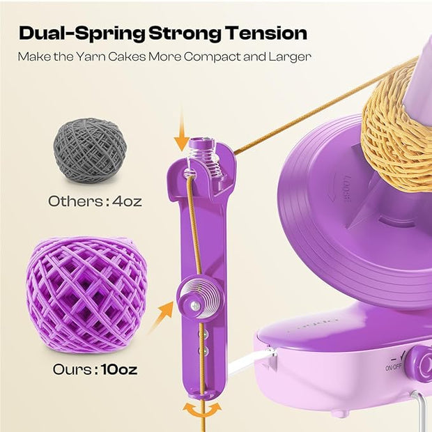 Electric Yarn Ball Winder – 10oz Large Capacity