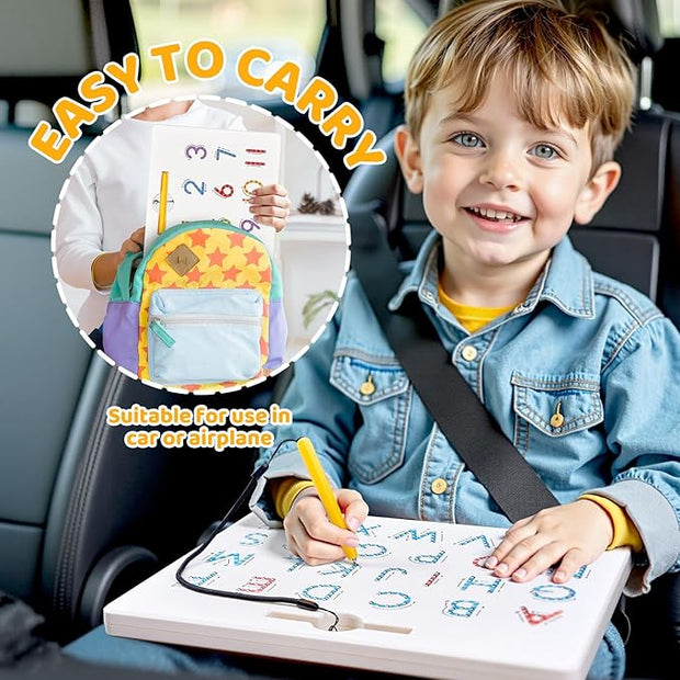 🔤 Double-Sided Magnetic Letter & Number Board🧲🧒📚