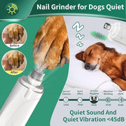 2-in-1 Cat & Dog Nail Clippers with LED Light and Grinder – USB Rechargeable
