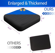 🪑 Large Gel Seat Cushion – Extra-Thick Comfort for Office Workers & Long Sitters 💼🧊🧘