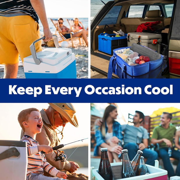 ❄️ Cooler Shock Ice Packs – Reusable Cooling Power That Beats Ice! 🧊🧺