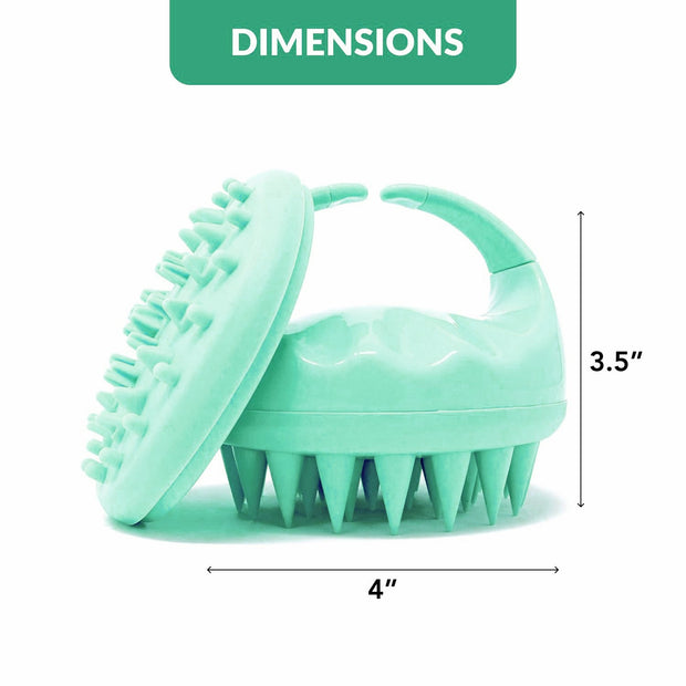 💆 Silicone Scalp Massager Brush – Spa-Like Hair Care in the Palm of Your Hand