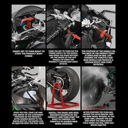 🏍️1/12 Alloy Kawasaki H2R Motorcycle Model Dynamic Detail. Track-Inspired Style.