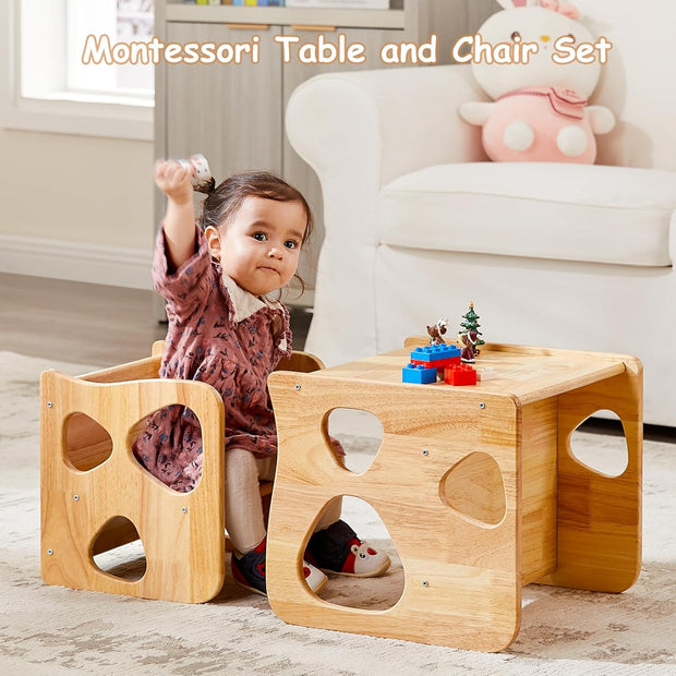 Montessori Toddler Table and Chair Set