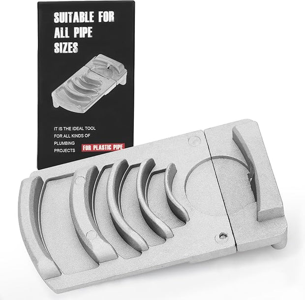🔧 PVC Pipe Reamer Deburring Tool – Professional Chamfering Tool for Plastic Pipes with HSS Blades, Ergonomic Grip &amp; Wide Compatibility