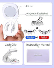 ✨ Magnetic Eyelashes – No Glue, Lightweight &amp; Reusable Lashes with Applicator for Effortless Beauty