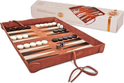 Backgammon Game Set – Portable Roll-Up Travel Edition