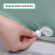 This toddler tub fits in my suitcase and sets up in seconds — love it!