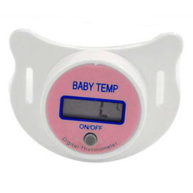 👶 Pacifier Thermometer for Babies – Comfort + Temperature in One