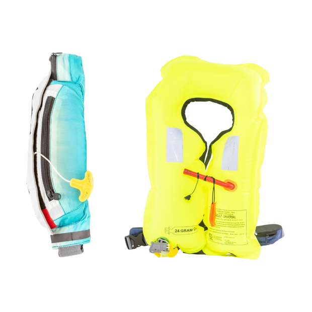 Inflatable PFD Waist Belt – Manual Inflation | Lightweight & Portable for Paddleboarding, Kayaking, Fishing, and More